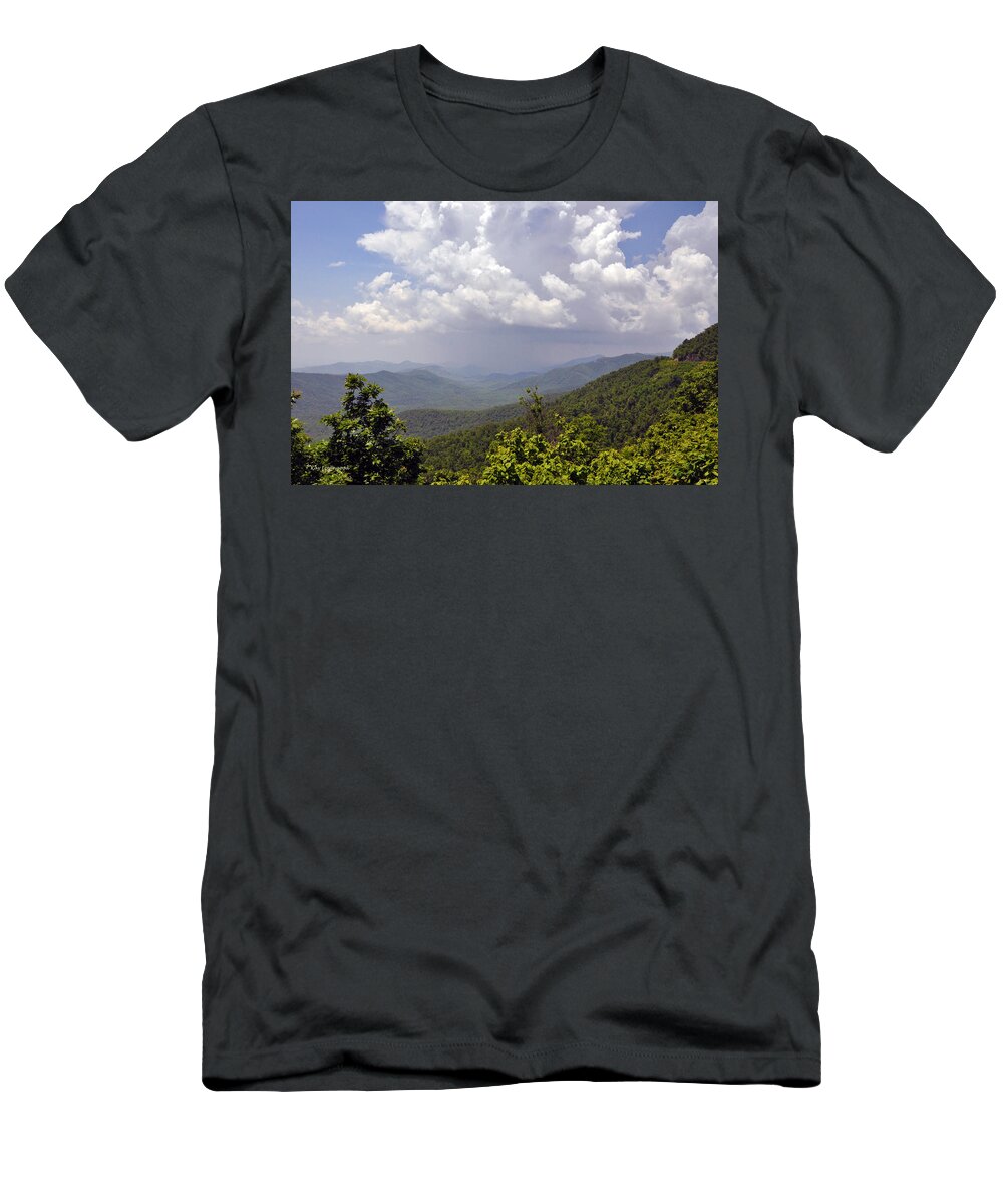 Landscape T-Shirt featuring the photograph Storm Clouds by Kay Lovingood