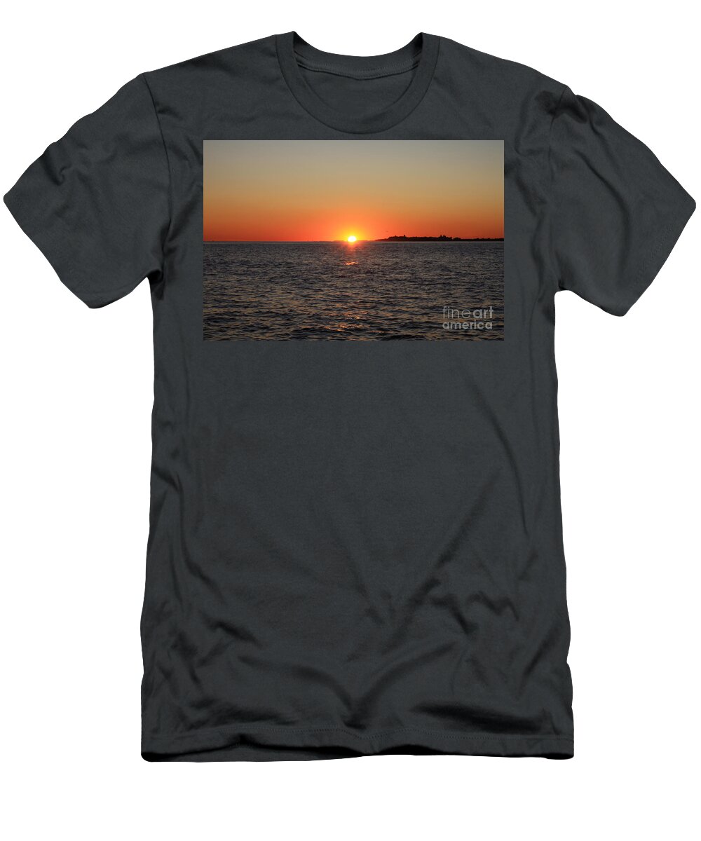 Summer Sunset T-Shirt featuring the photograph Summer Sunset by John Telfer