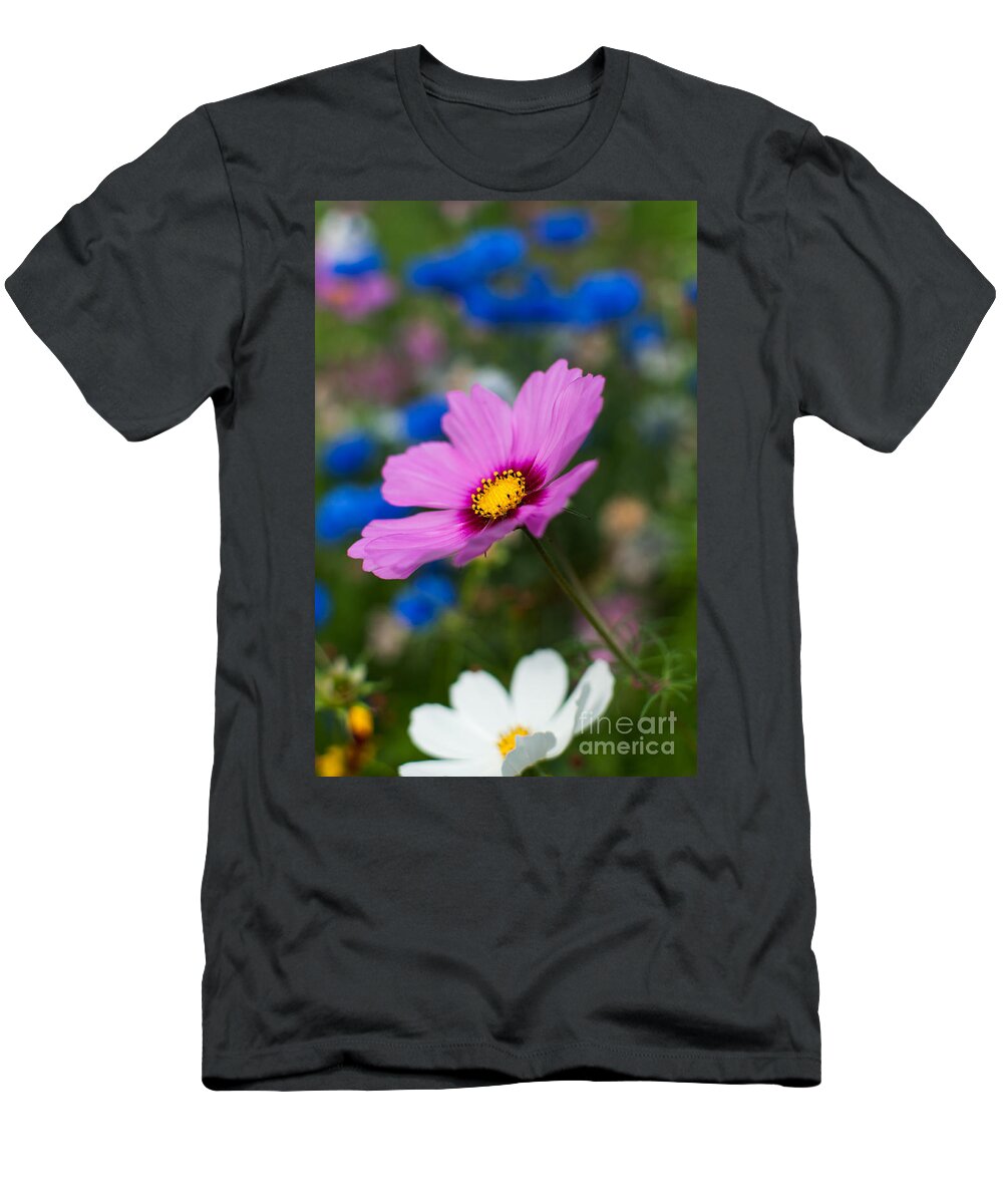Flowers T-Shirt featuring the photograph Summer Wild Blooms by Matt Malloy