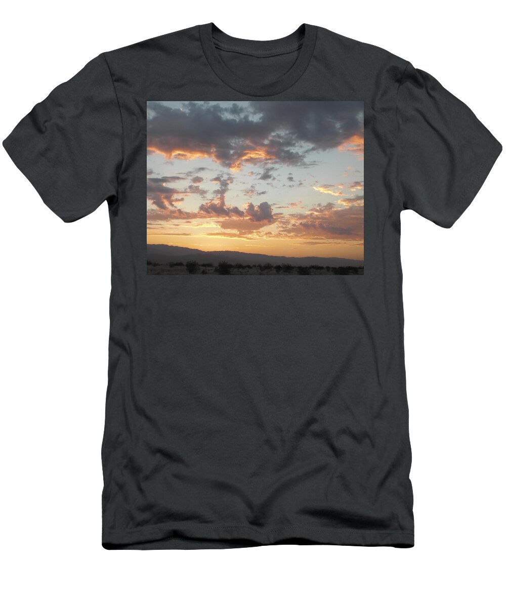 Photo Of Sunrise T-Shirt featuring the photograph Sunrise In Palm Desert california by Gerry High
