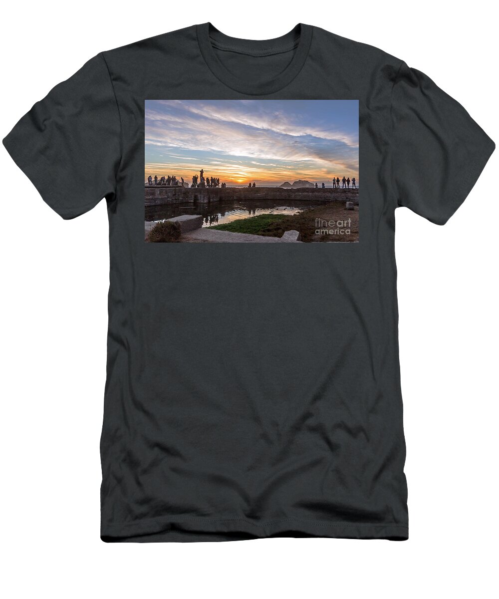Kate Brown T-Shirt featuring the photograph Sunset Party by Kate Brown