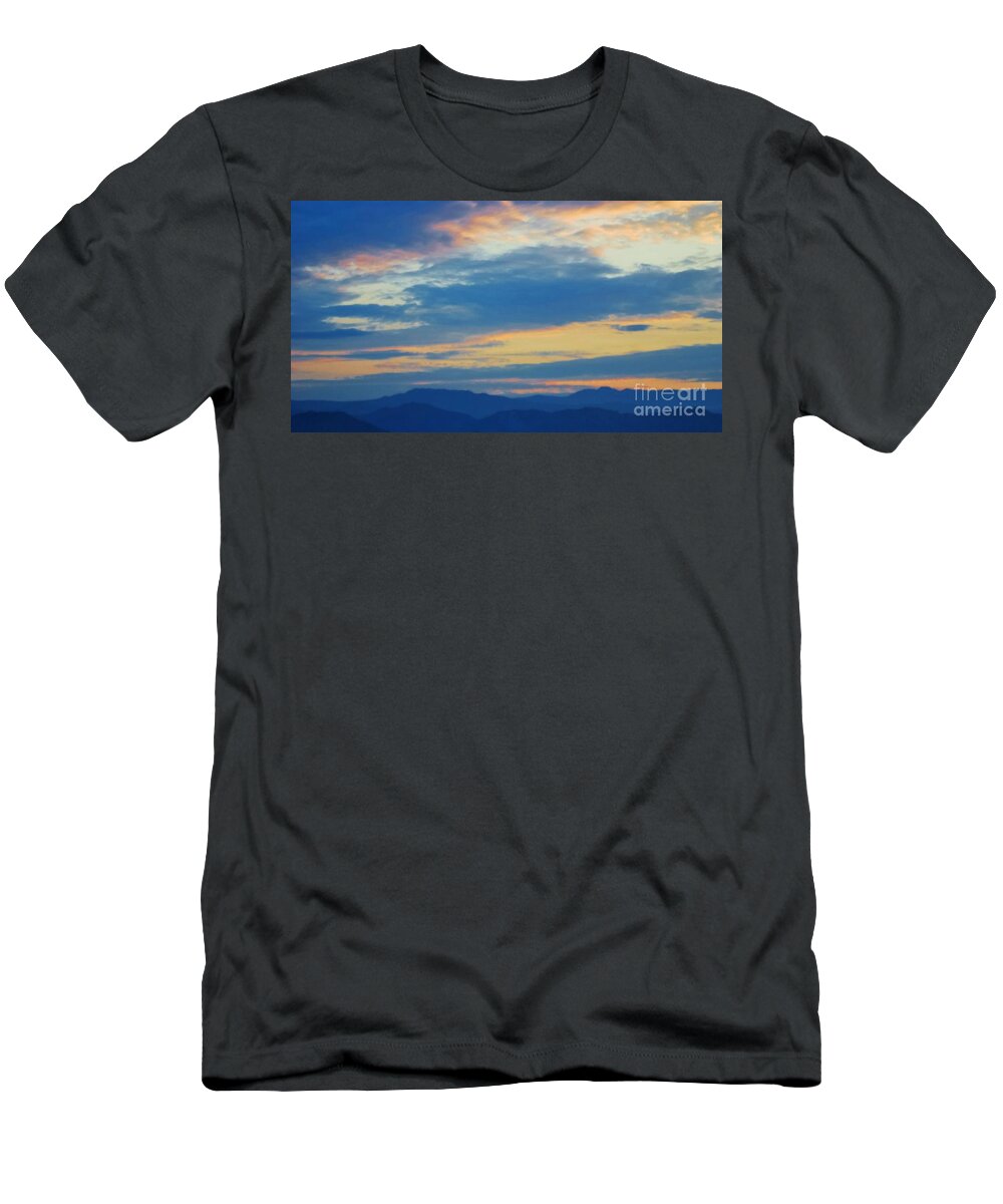 Beautiful Sky T-Shirt featuring the photograph SunseT SooN by Angela J Wright
