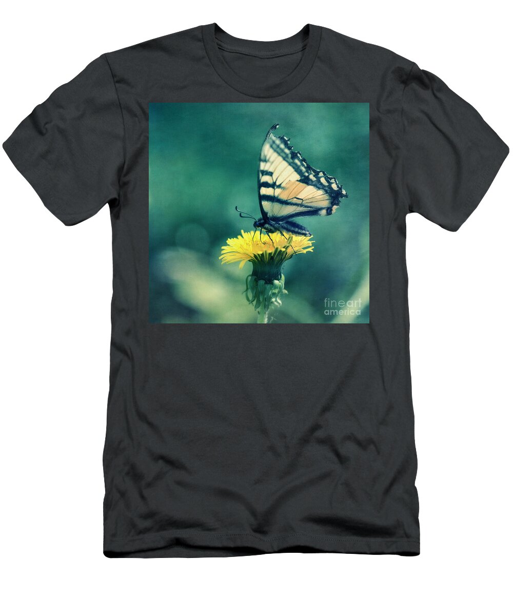 Swallowtail T-Shirt featuring the photograph Swallowtail by Priska Wettstein