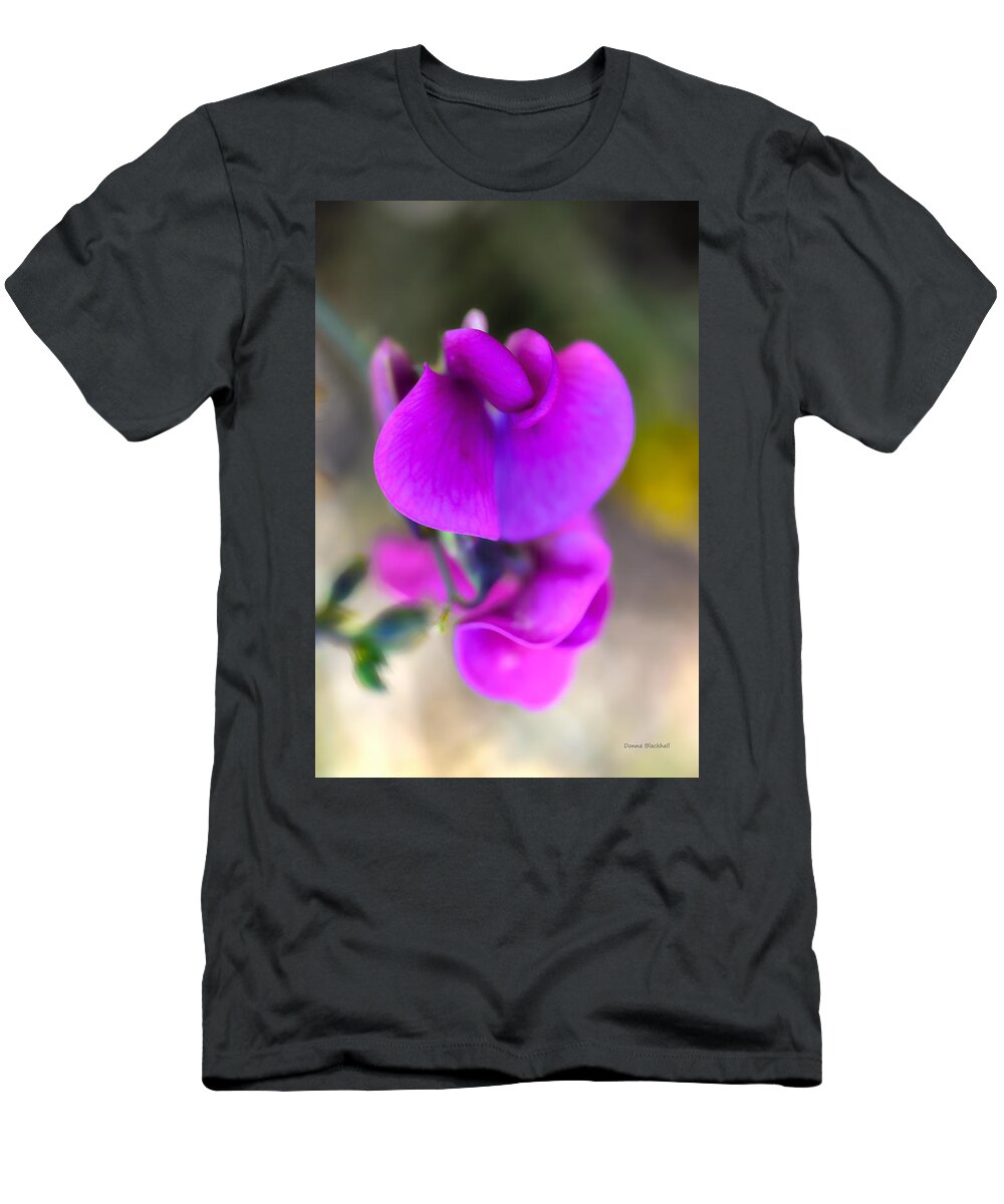 Sweet Pea T-Shirt featuring the photograph Sweet Pea by Donna Blackhall