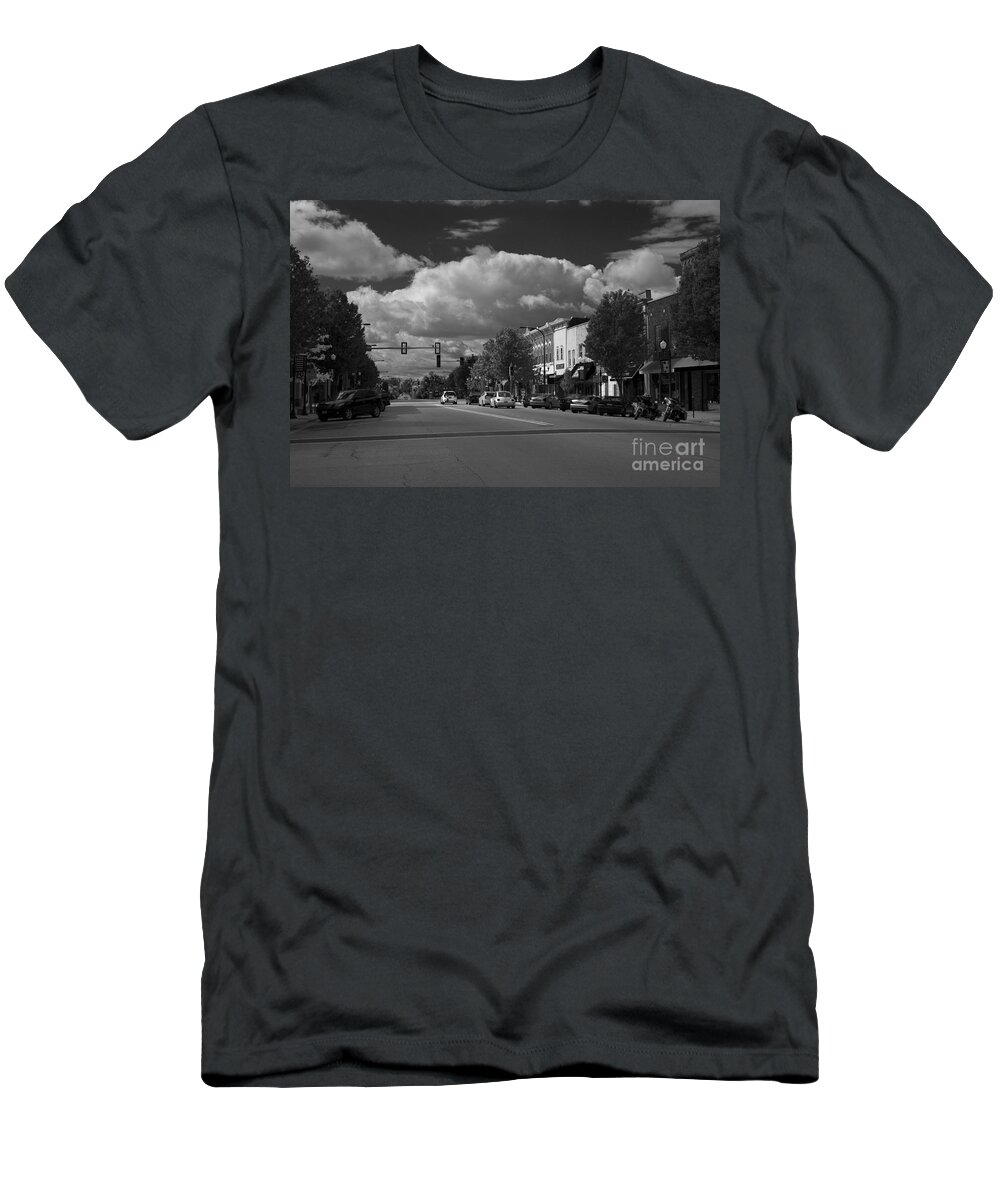 Downtown T-Shirt featuring the photograph Sycamore in B-W by David Bearden