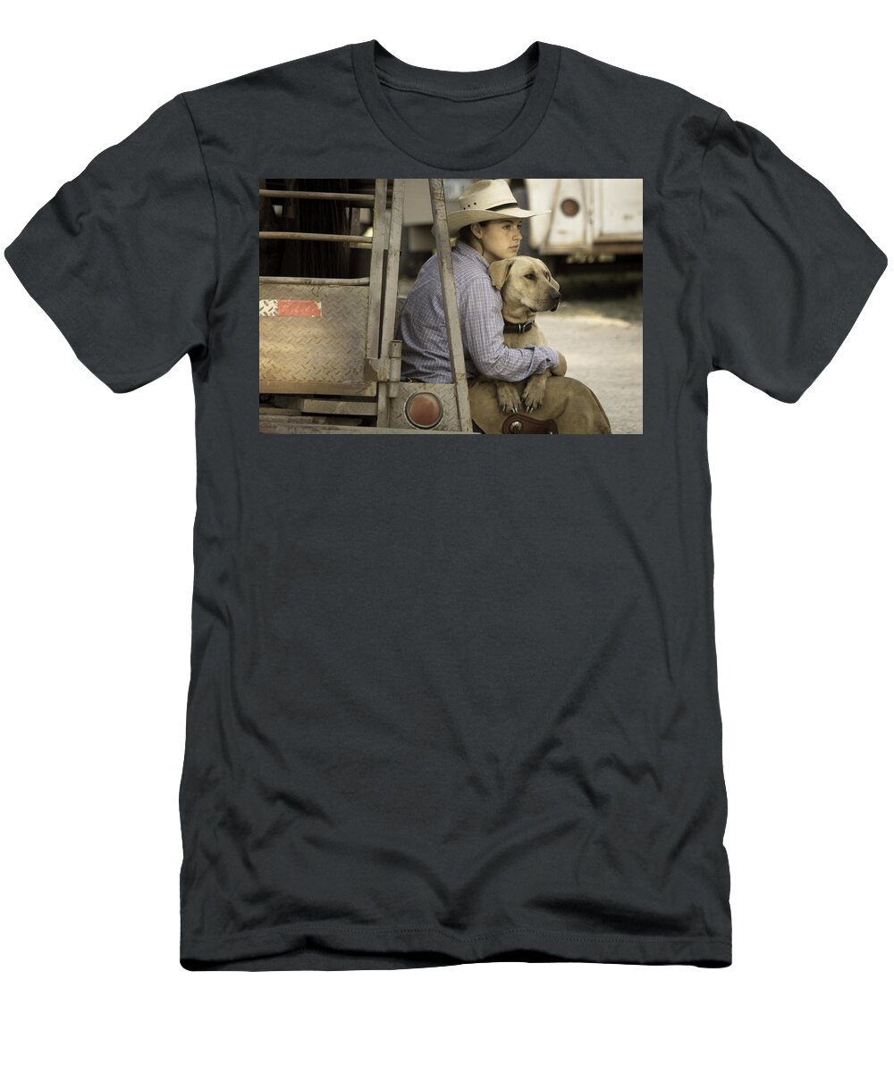 Made In America T-Shirt featuring the photograph Tailgate Friends by Steven Bateson