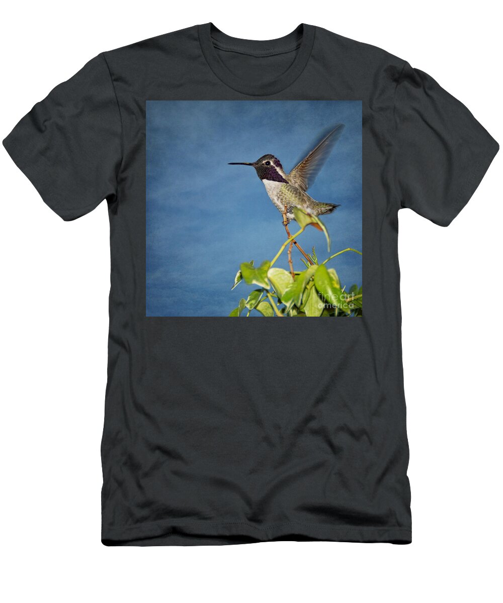 Bird T-Shirt featuring the photograph Taking Flight by Peggy Hughes