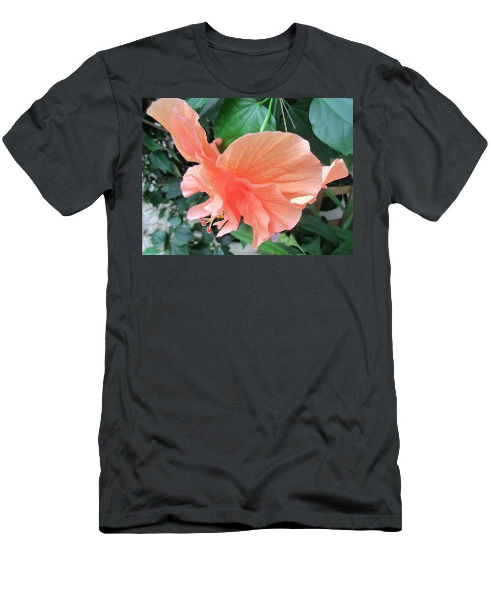 Hibiscus T-Shirt featuring the photograph Taking Flight by Ashley Goforth