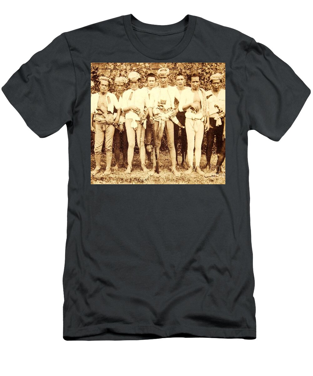 Pd T-Shirt featuring the photograph Tausug Tribe Members - Moros by Thea Recuerdo
