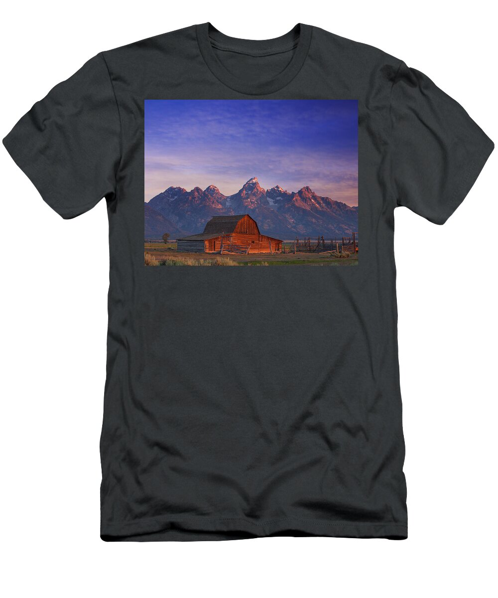 Tetons T-Shirt featuring the photograph Teton Sunrise by Darren White
