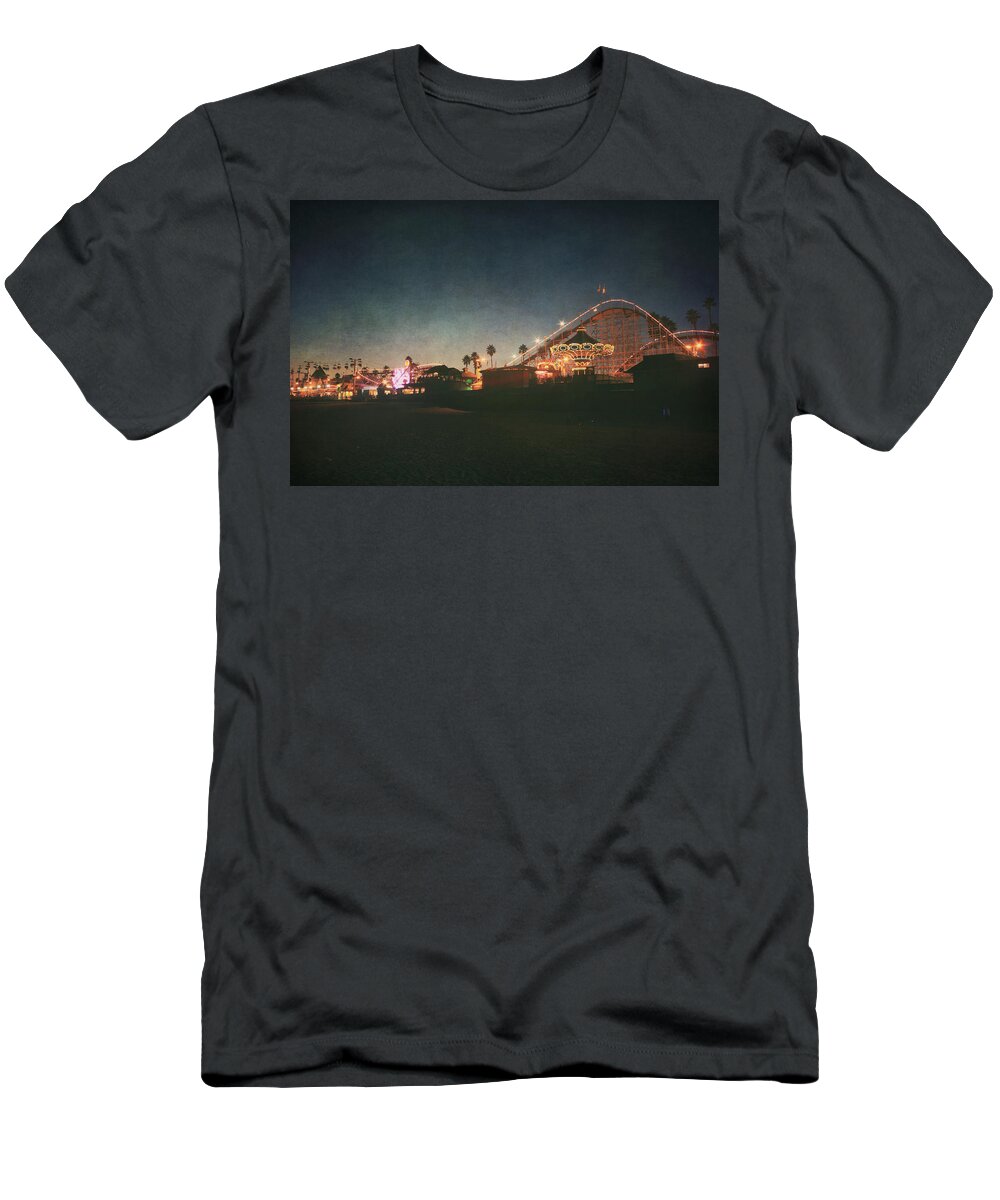 Santa Cruz Beach Boardwalk T-Shirt featuring the photograph The Boardwalk by Laurie Search