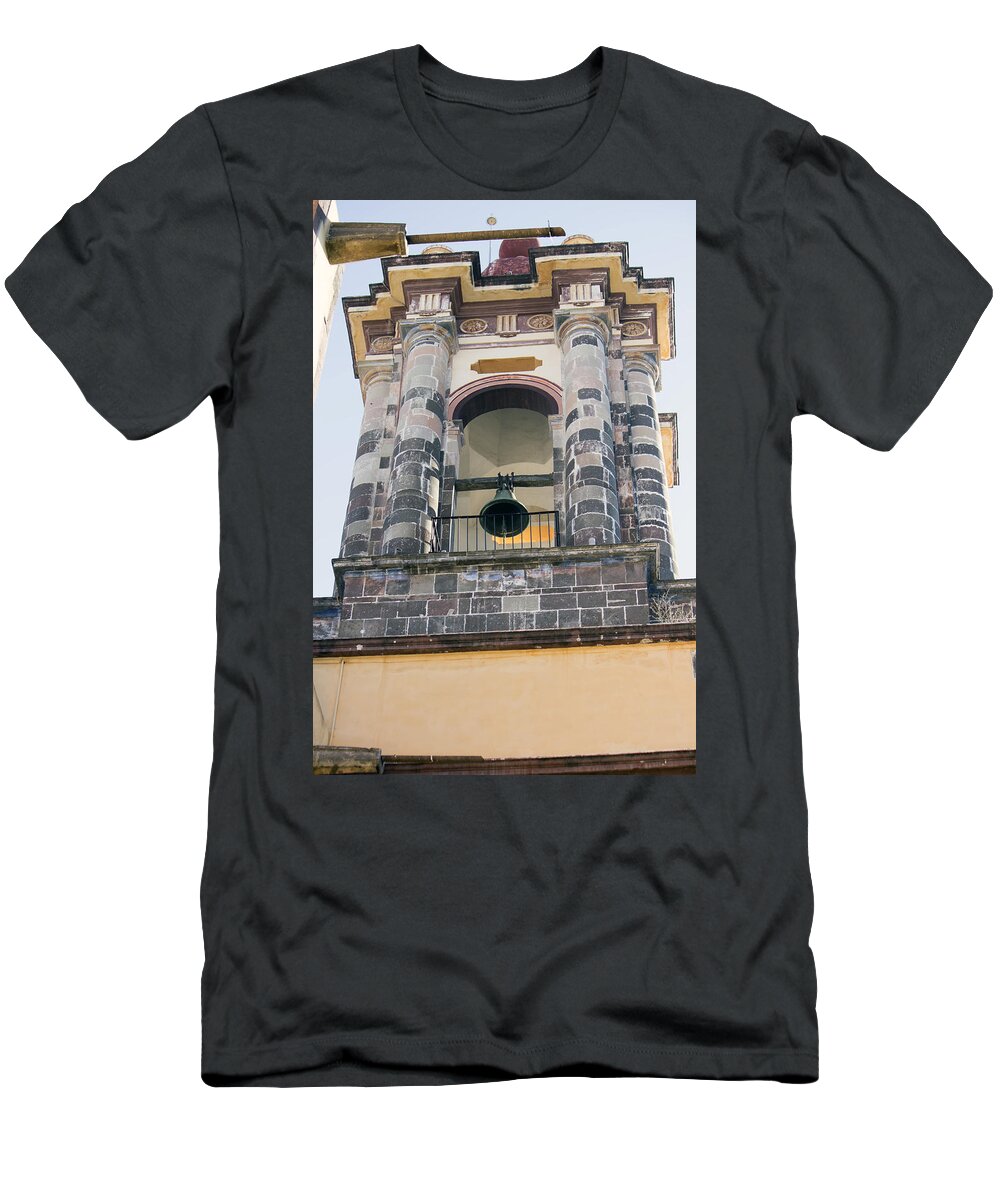 San Miguel De Allende T-Shirt featuring the photograph The Church Bell Tower by Cathy Anderson