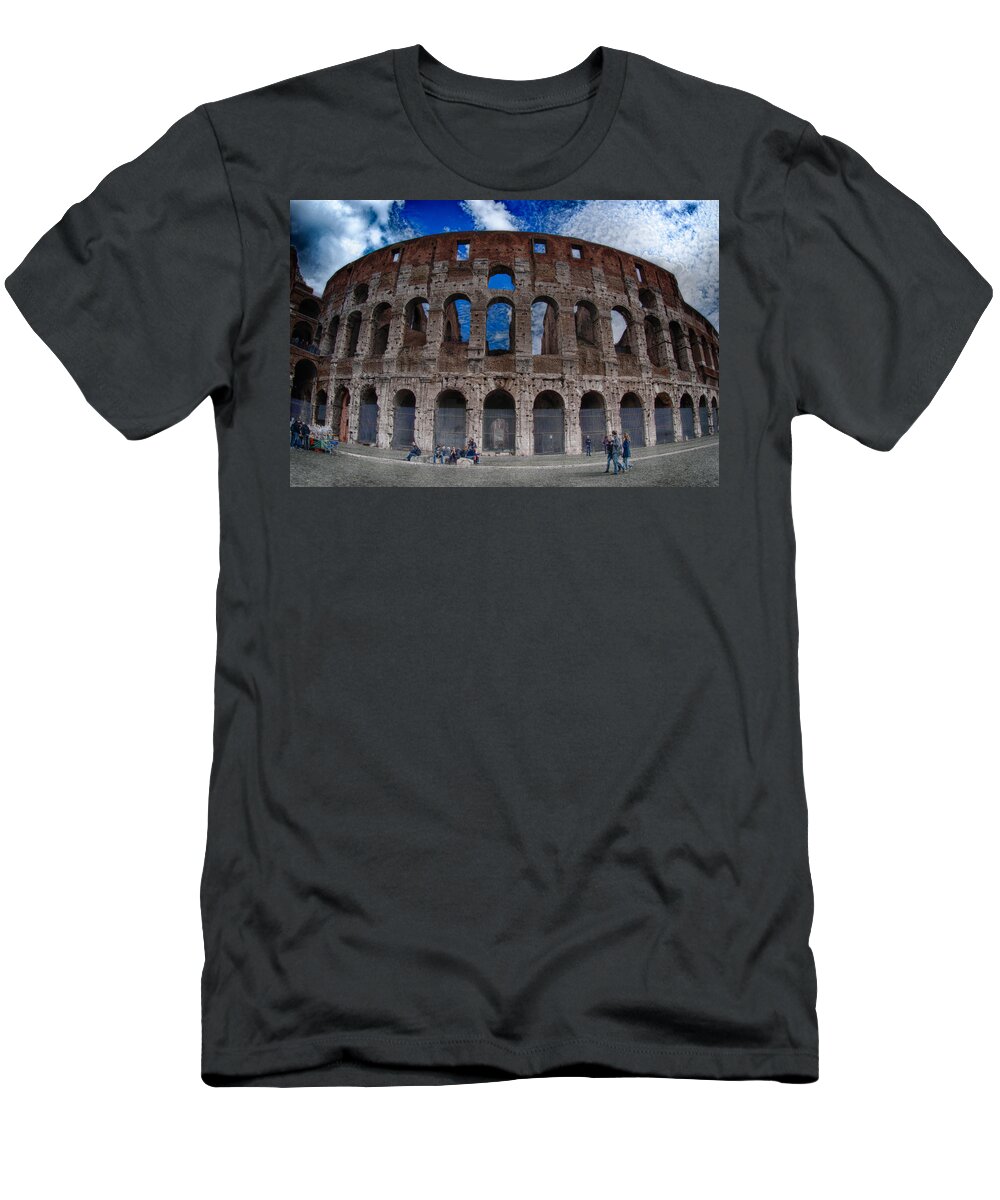 Italy T-Shirt featuring the photograph The Coliseum by Eye Olating Images