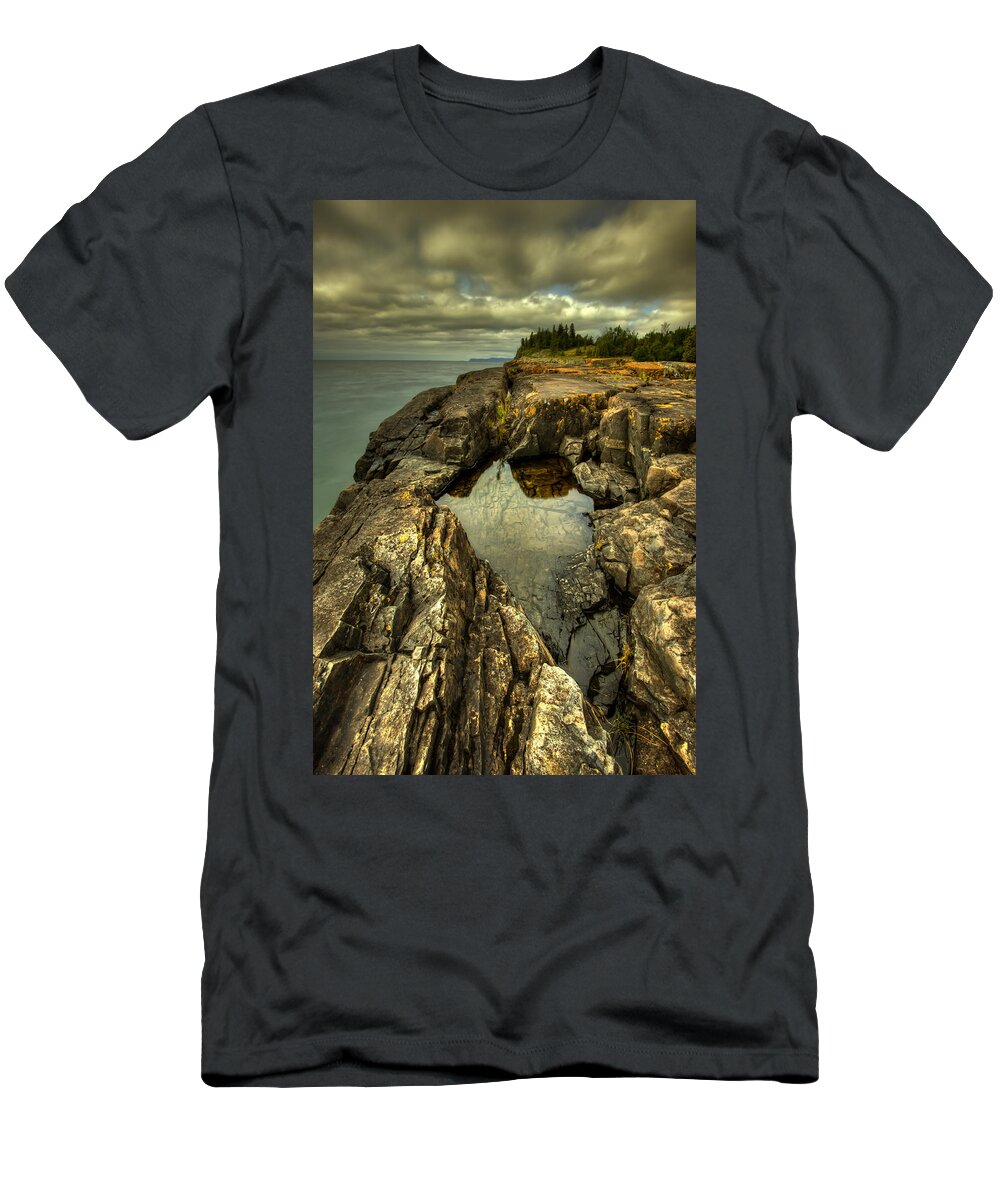 Bay T-Shirt featuring the photograph The Edge by Jakub Sisak