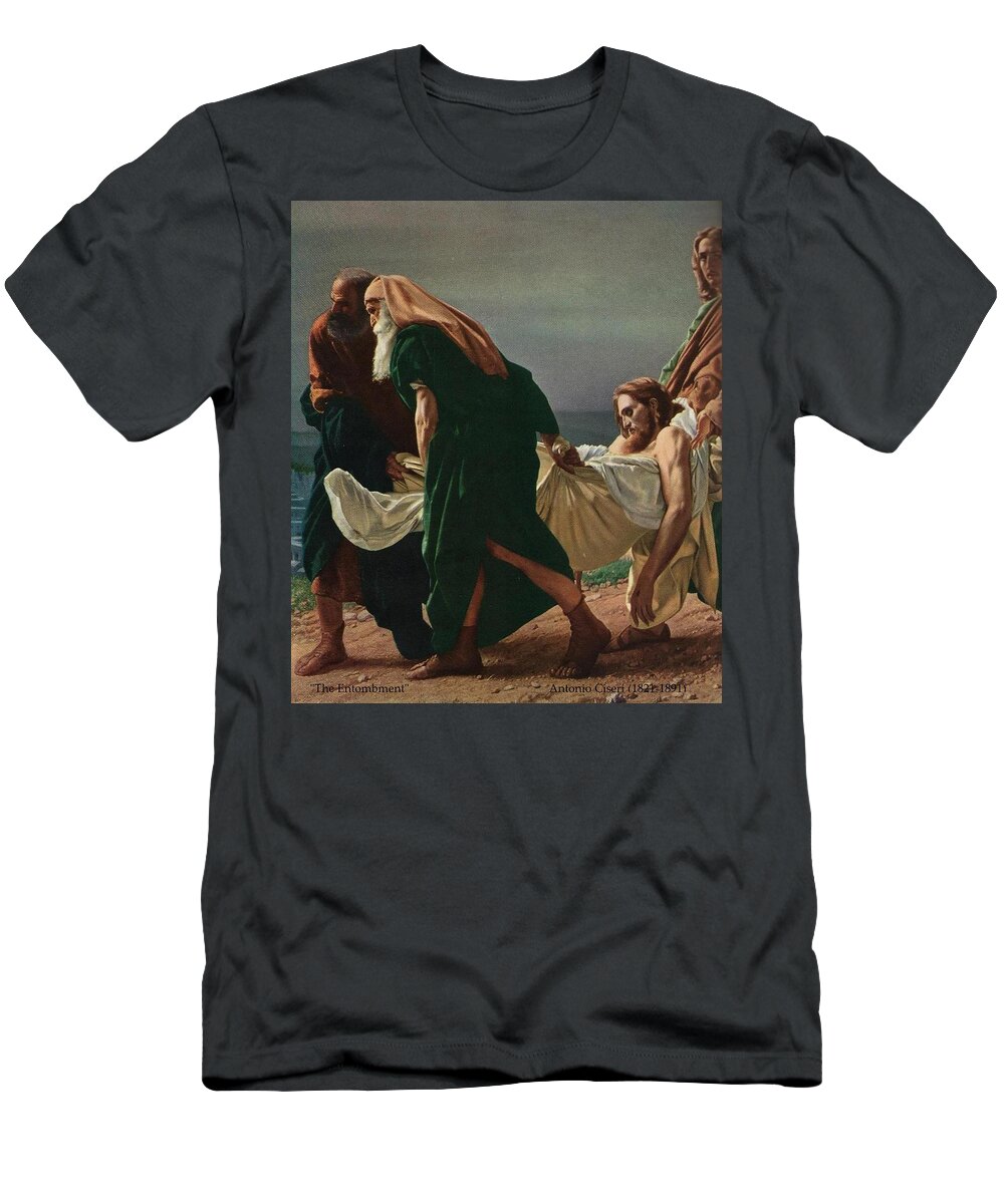 Fineartamerica.com T-Shirt featuring the painting The Entombment by Diane Strain