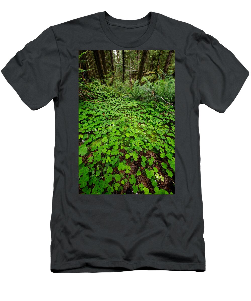 Ecola State Park T-Shirt featuring the photograph The Forest Floor by Rick Berk