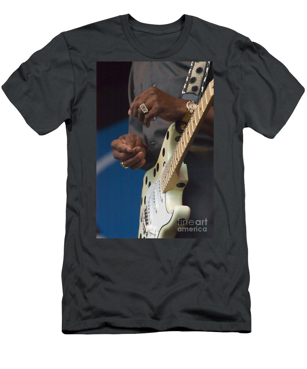 Jazz T-Shirt featuring the photograph The Hands of Buddy Guy by Craig Lovell