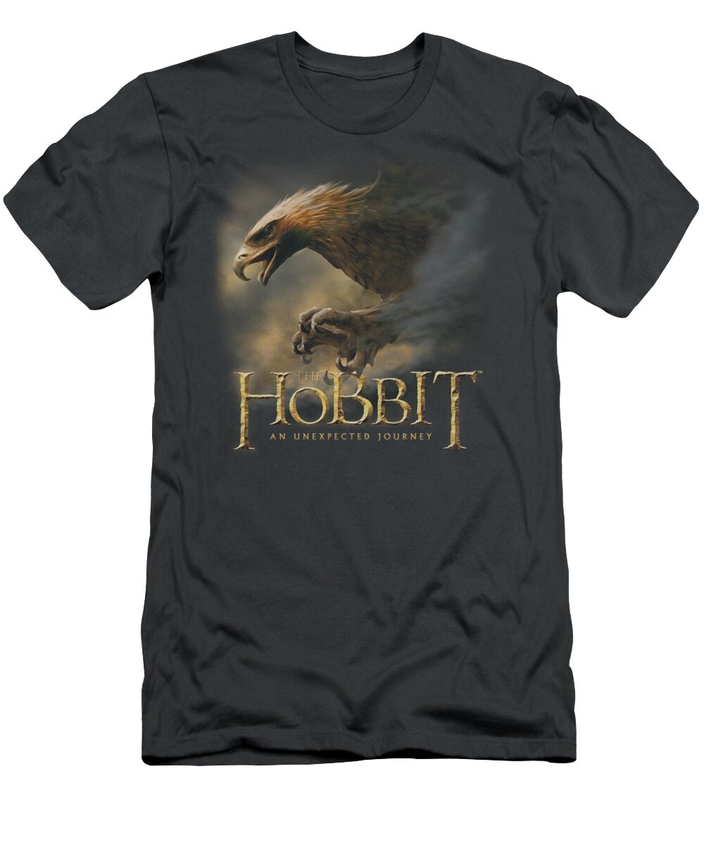 The Hobbit T-Shirt featuring the digital art The Hobbit - Great Eagle by Brand A