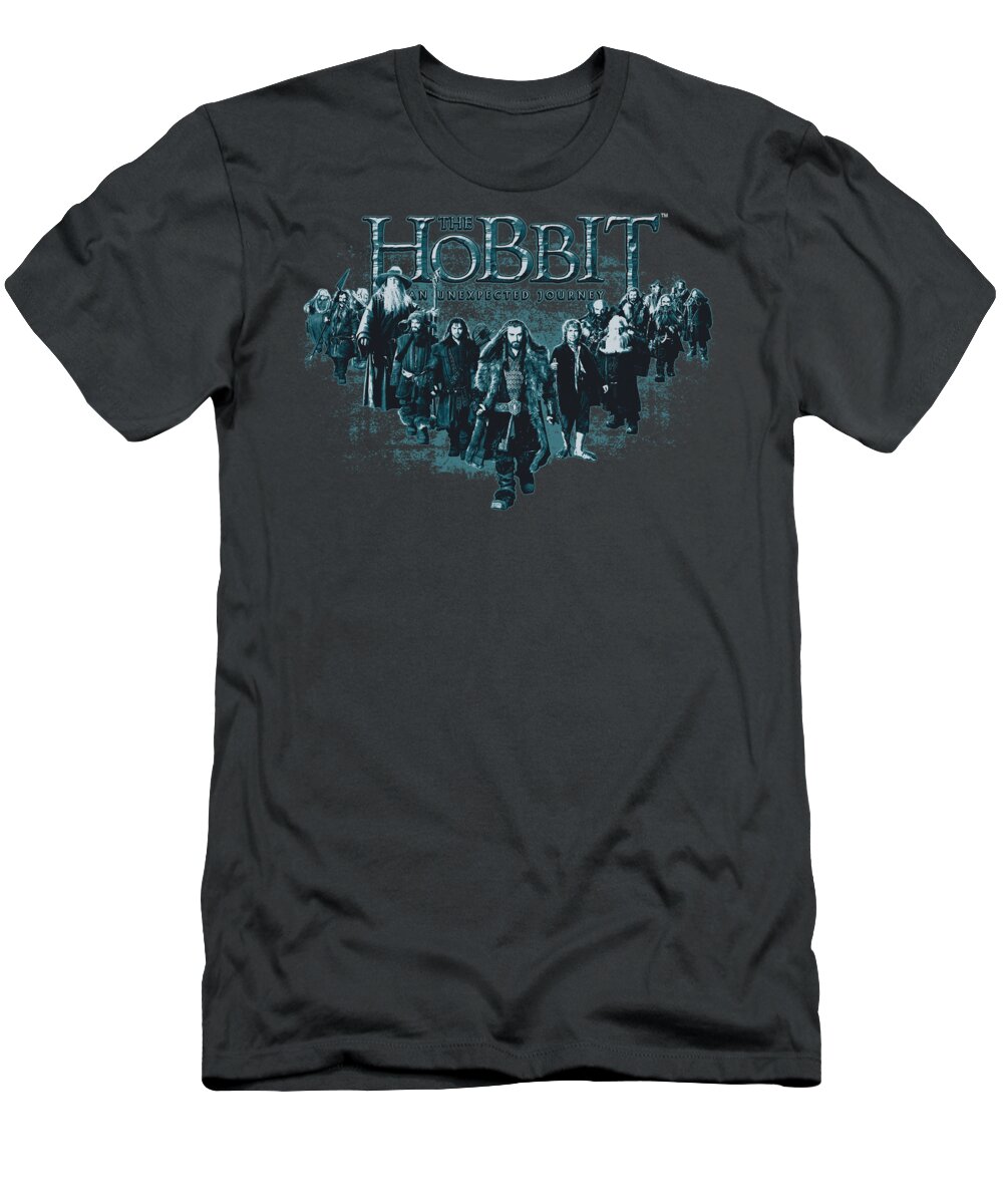 The Hobbit T-Shirt featuring the digital art The Hobbit - Thorin And Company by Brand A