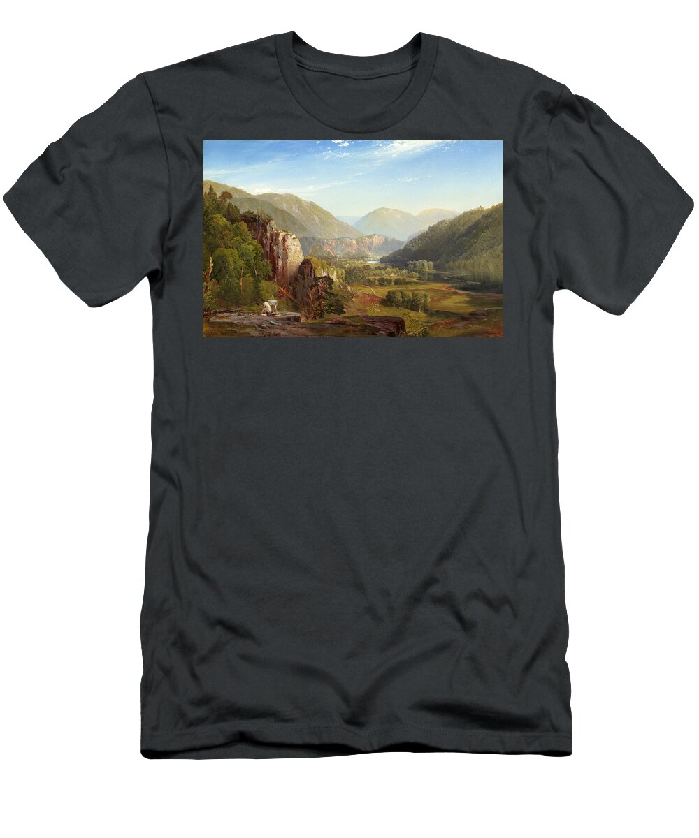 Thomas Moran T-Shirt featuring the painting The Juniata Evening by Thomas Moran
