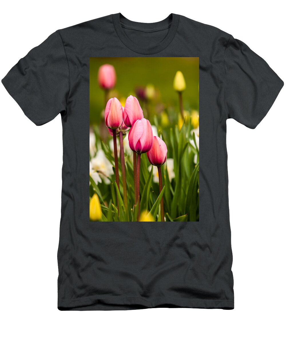 2008 T-Shirt featuring the photograph The Last Drops of Dew by Melinda Ledsome