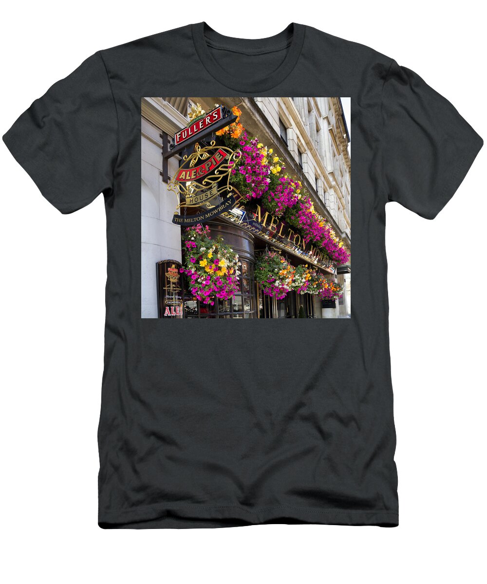 Pub T-Shirt featuring the photograph The Melton Mowbray by Shirley Mitchell