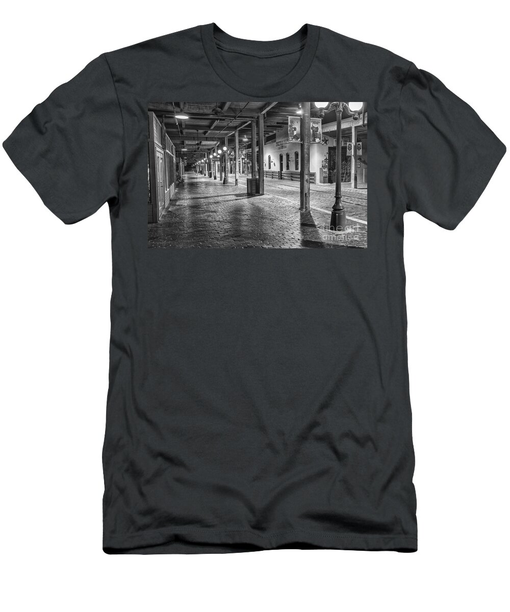 Stockyards T-Shirt featuring the photograph The Stockyards Station by Paul Quinn