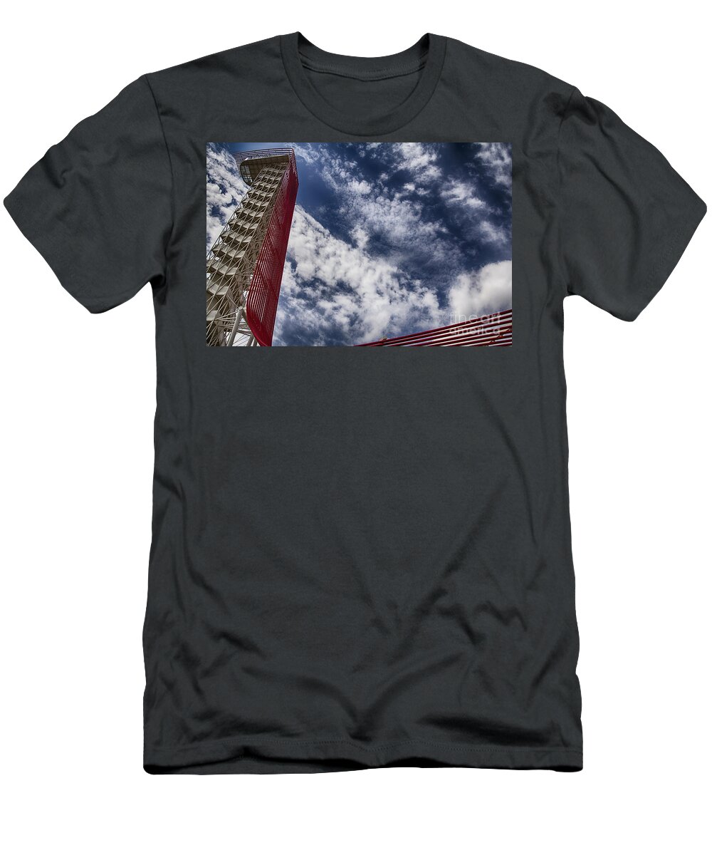 Motorcycle T-Shirt featuring the photograph The Tower by Douglas Barnard