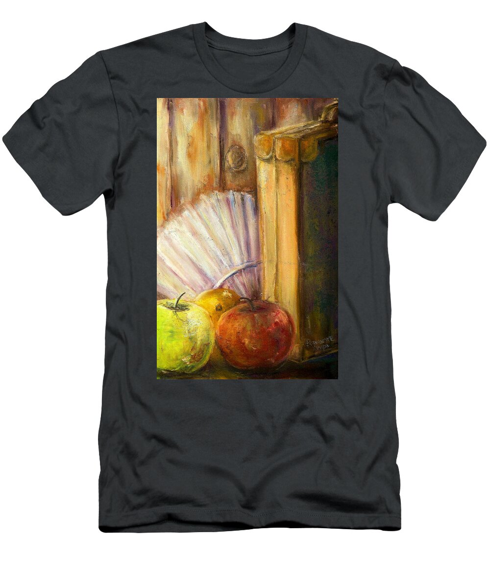 Traveler T-Shirt featuring the pastel The Traveler by Bernadette Krupa