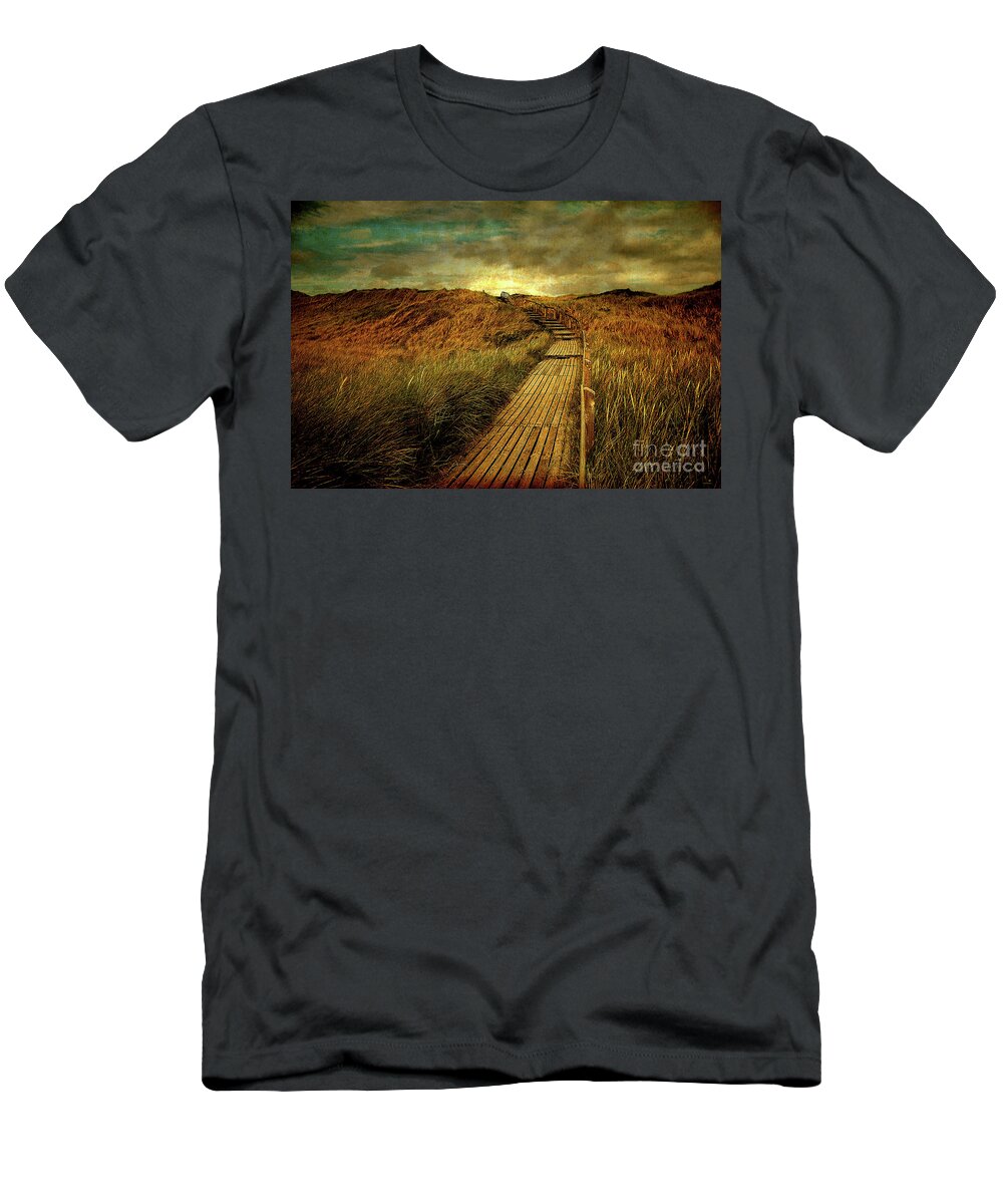 Nature T-Shirt featuring the photograph The Way by Hannes Cmarits