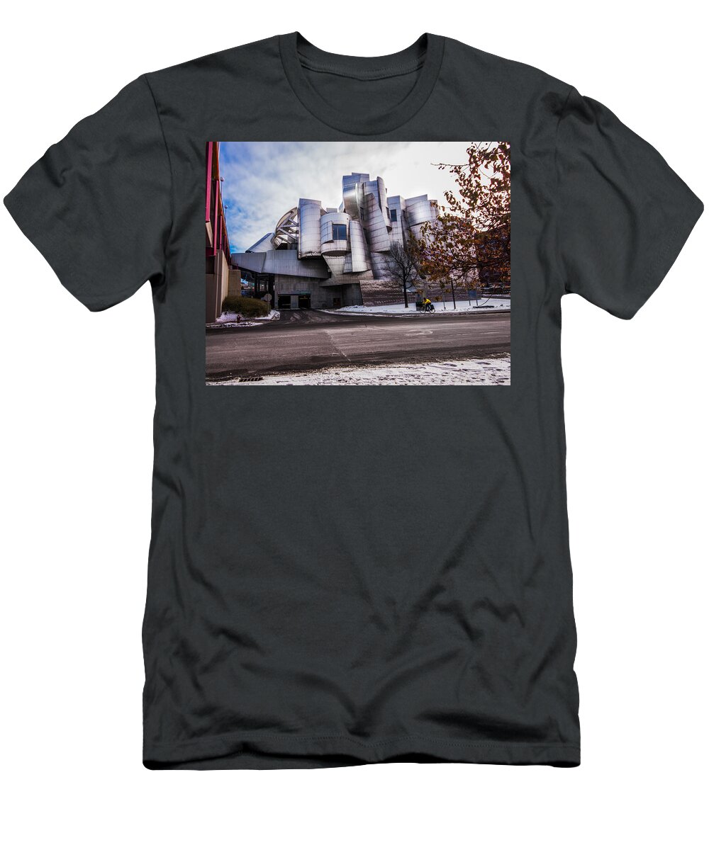 Architect T-Shirt featuring the photograph The Weisman Art Museum by Tom Gort