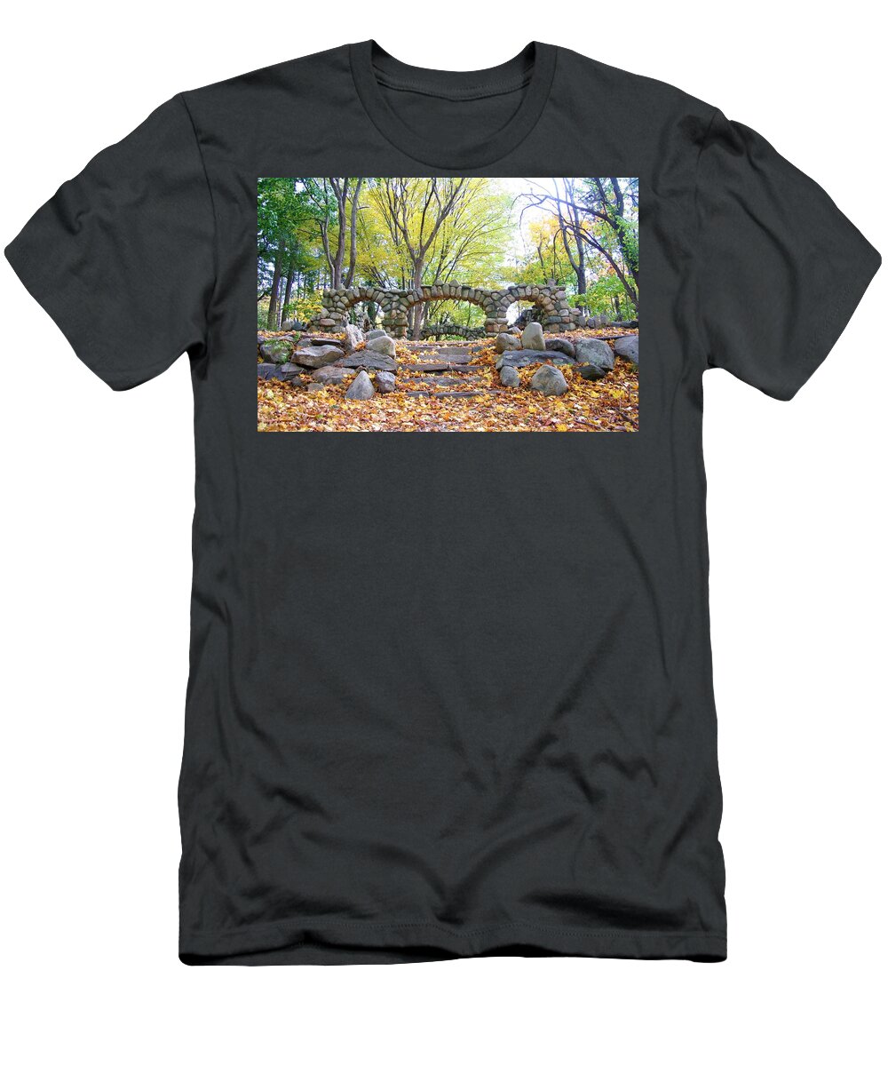 Nature T-Shirt featuring the photograph Theatre Reception Area by Karen Silvestri