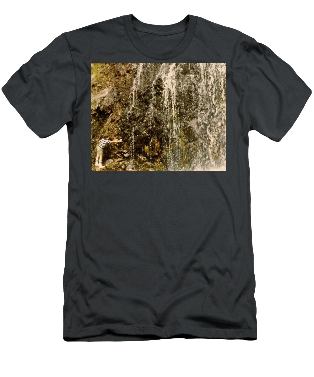 Waterfalls T-Shirt featuring the photograph Thirsty by Chris W Photography AKA Christian Wilson