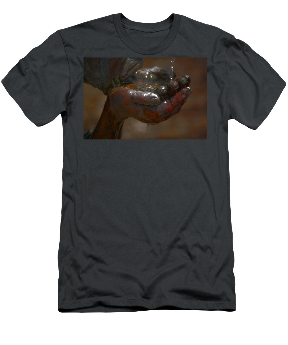 Rust T-Shirt featuring the photograph Thirsty by Leticia Latocki