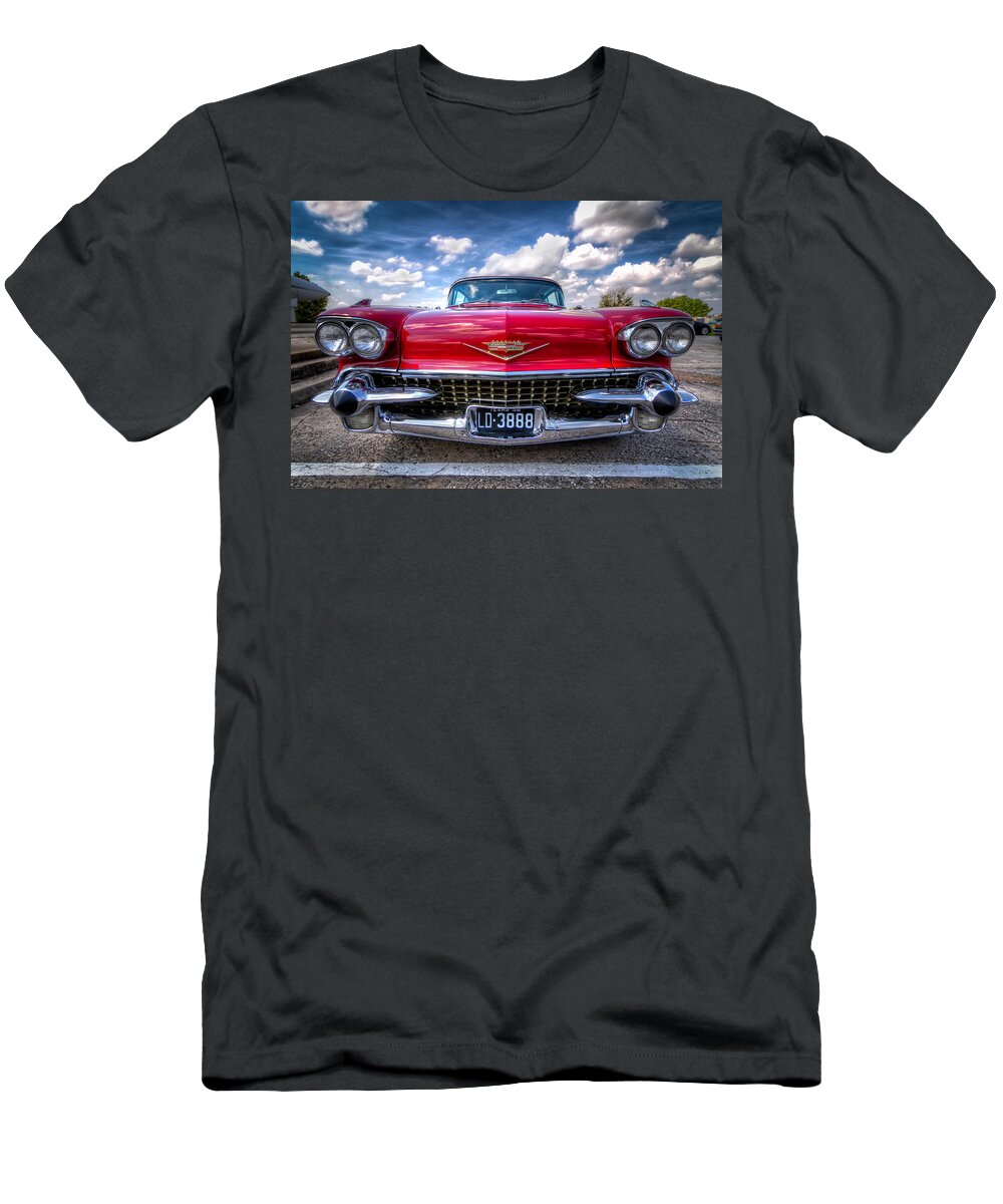 1957 T-Shirt featuring the photograph This Eldorado is All Business by Tim Stanley