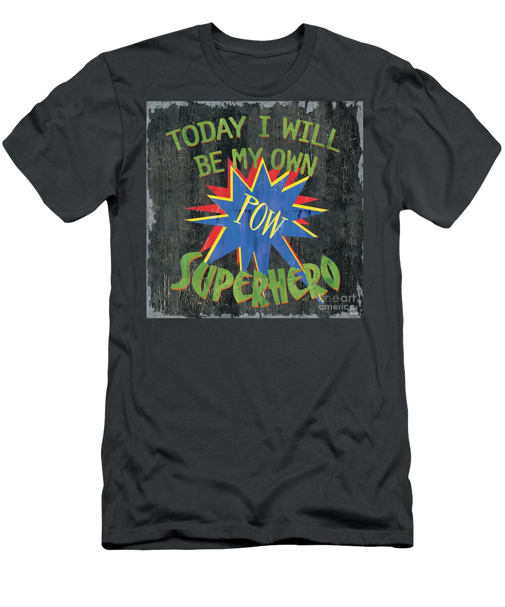 Kids T-Shirt featuring the painting Today I Will Be... by Debbie DeWitt