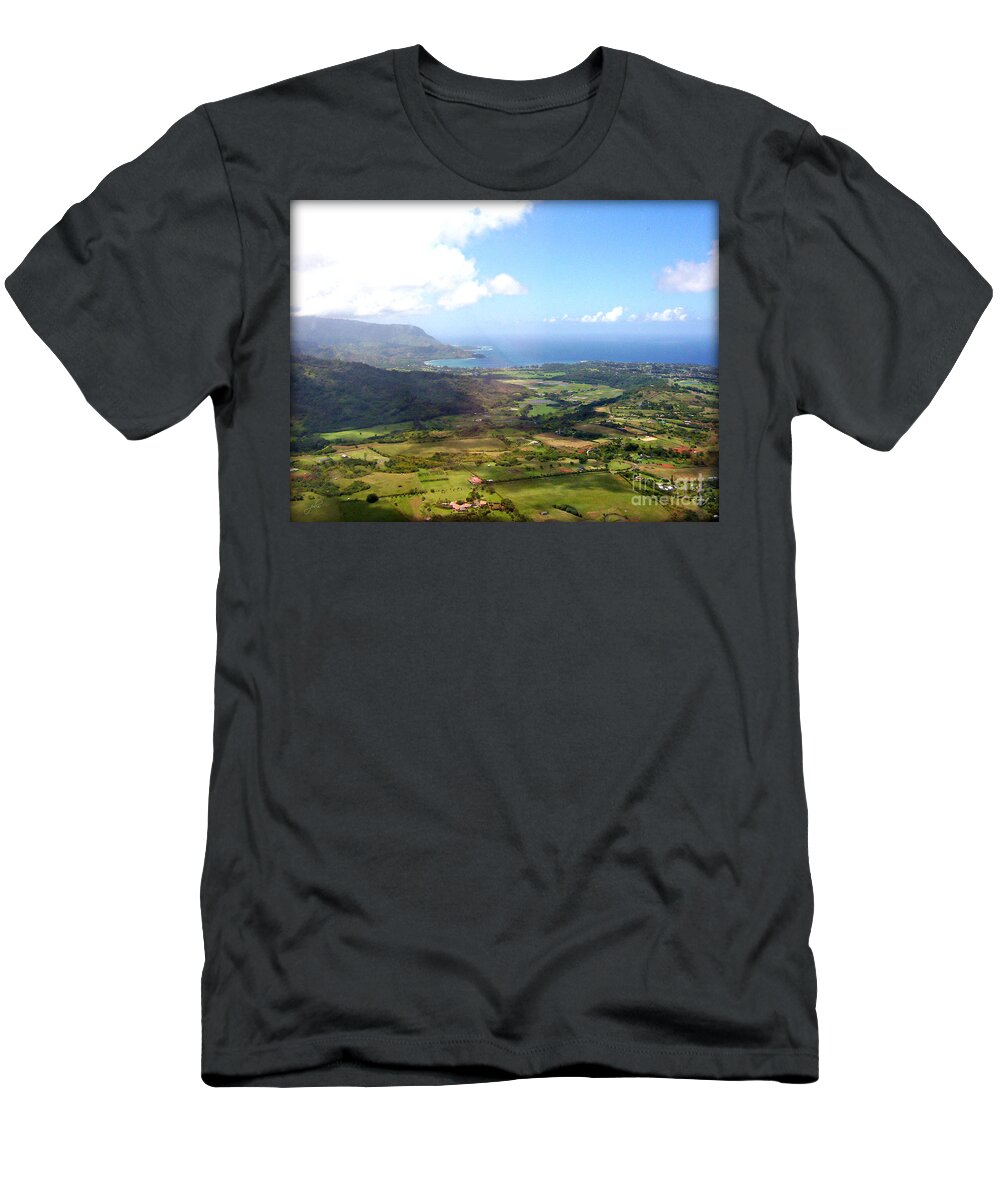Wright T-Shirt featuring the photograph Toward Hanapepe by Paulette B Wright