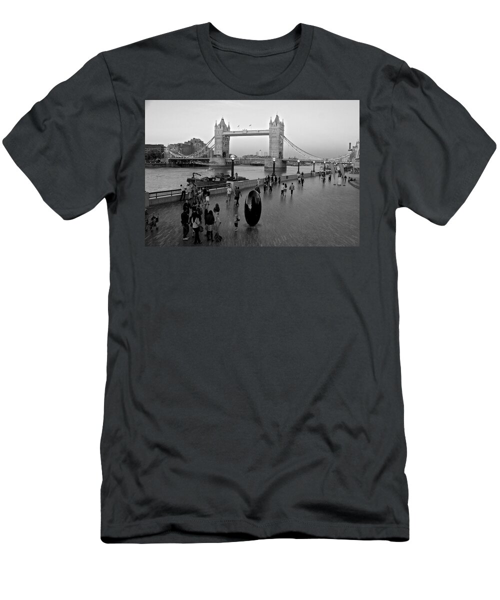 Tower Bridge T-Shirt featuring the photograph Tower Bridge C1886 by Venetia Featherstone-Witty