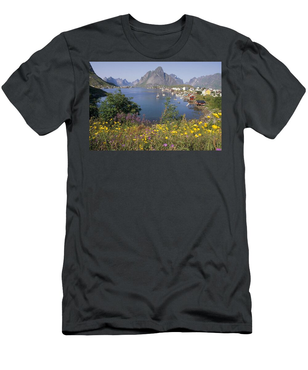 Feb0514 T-Shirt featuring the photograph Traditional Fishing Village Summer by Tui De Roy