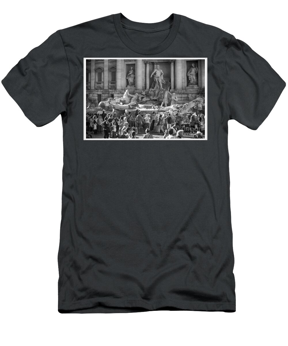 Rome T-Shirt featuring the photograph Trevi Fountain by Stefano Senise