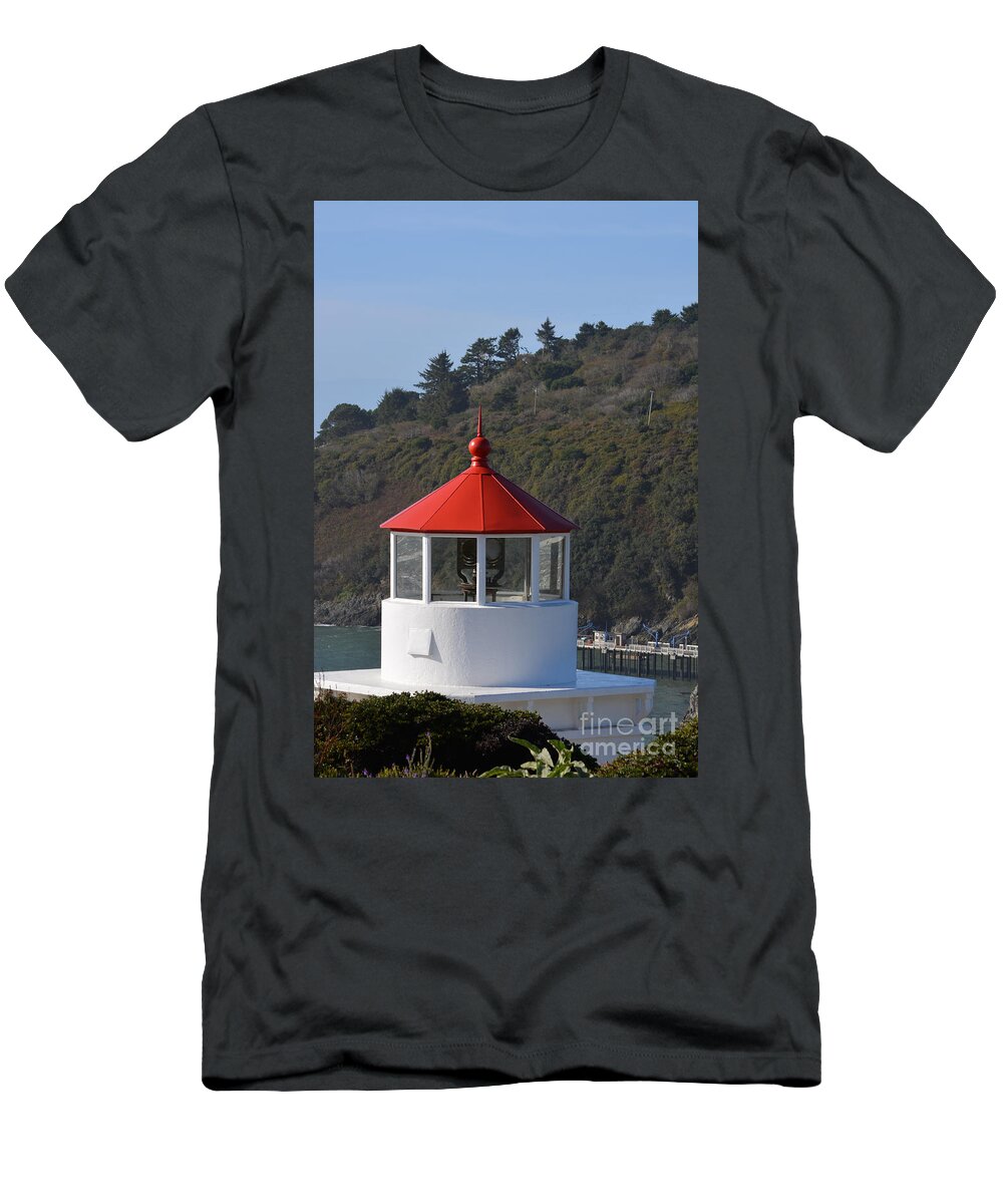 Lighthouse T-Shirt featuring the photograph Trinidad Lighthouse by Gale Cochran-Smith