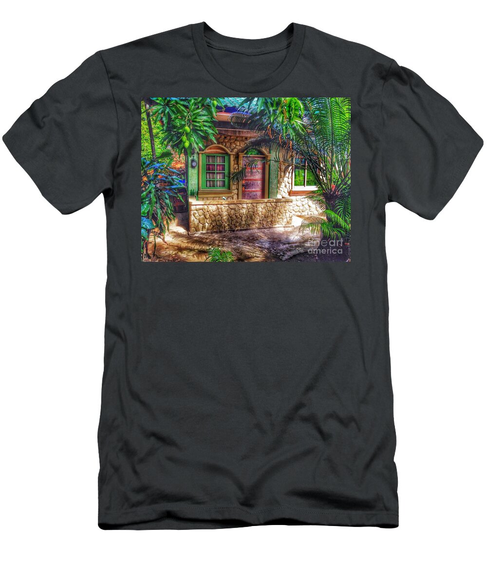 Tropical House T-Shirt featuring the photograph Tropical House by Michael Arend