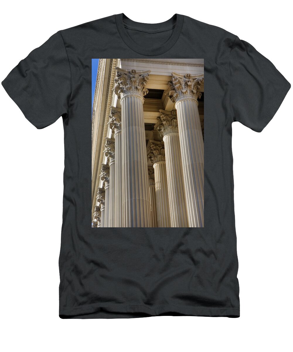 Kg T-Shirt featuring the photograph US Archive Columns by KG Thienemann
