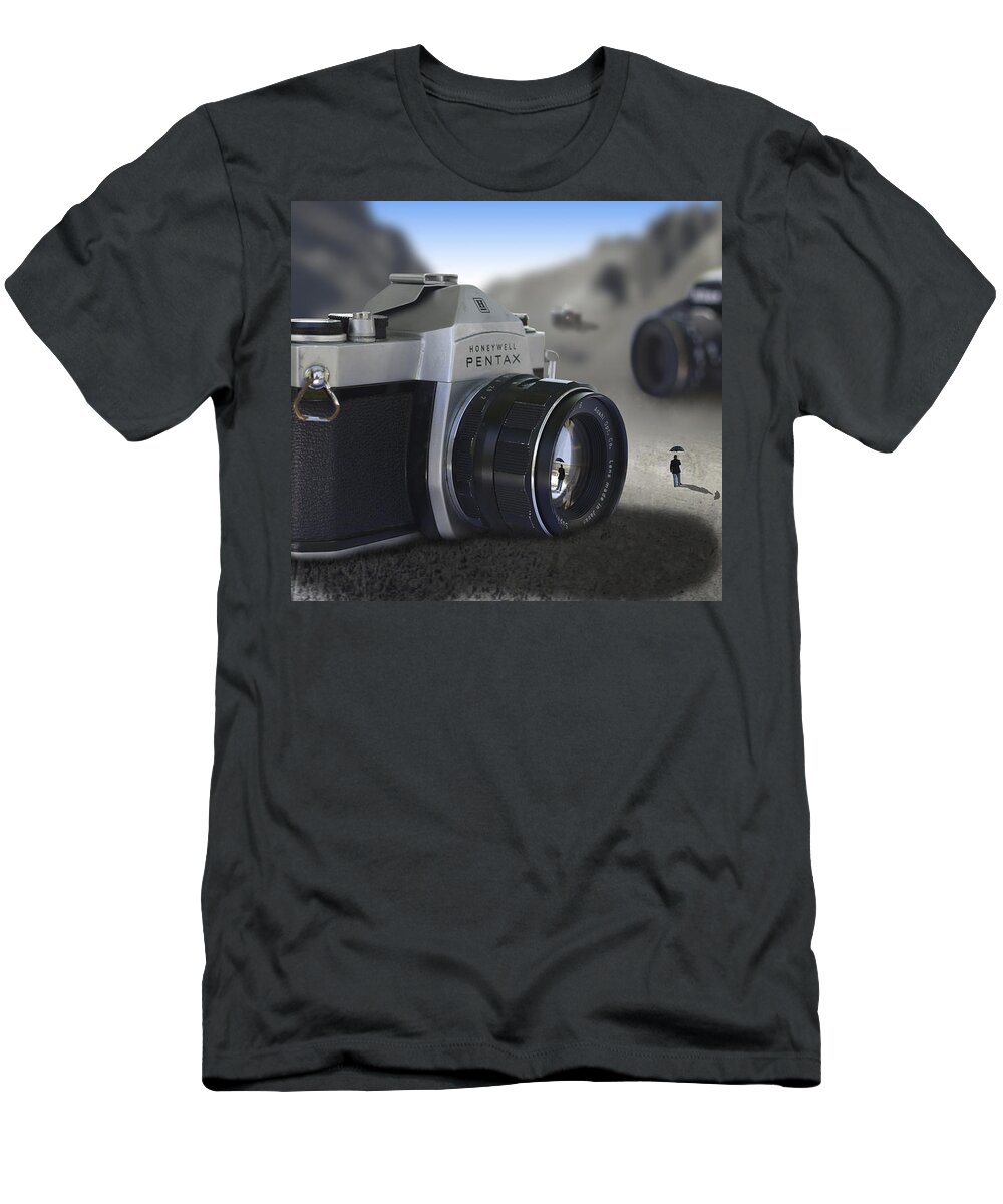 Pop Art T-Shirt featuring the photograph Valley of the Fallen by Mike McGlothlen
