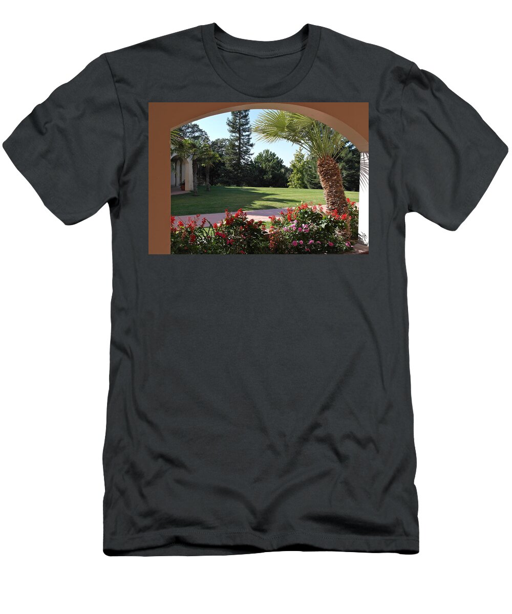 Veranda T-Shirt featuring the photograph View From the Veranda by Michele Myers