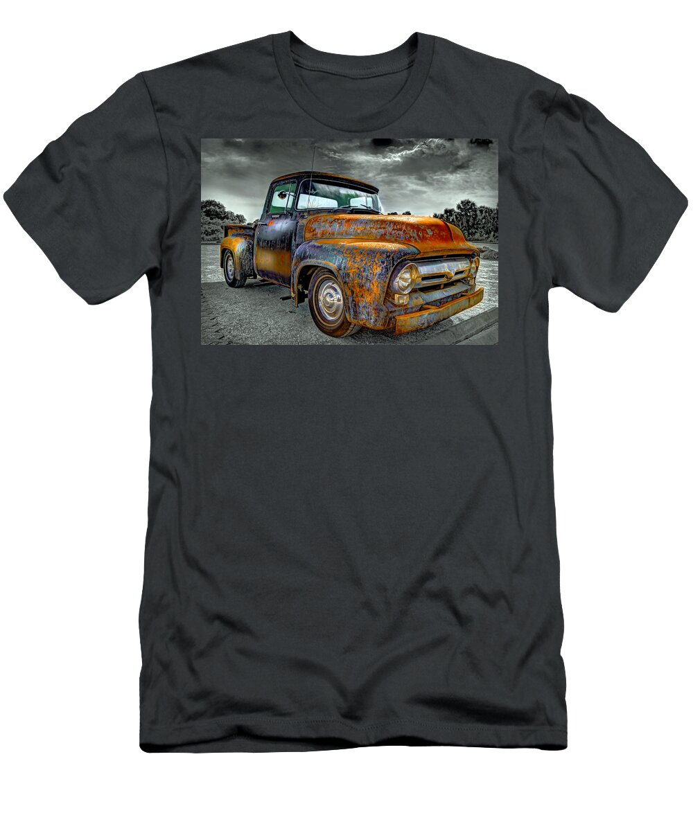 Vintage T-Shirt featuring the photograph Vintage Pickup Truck by Mal Bray