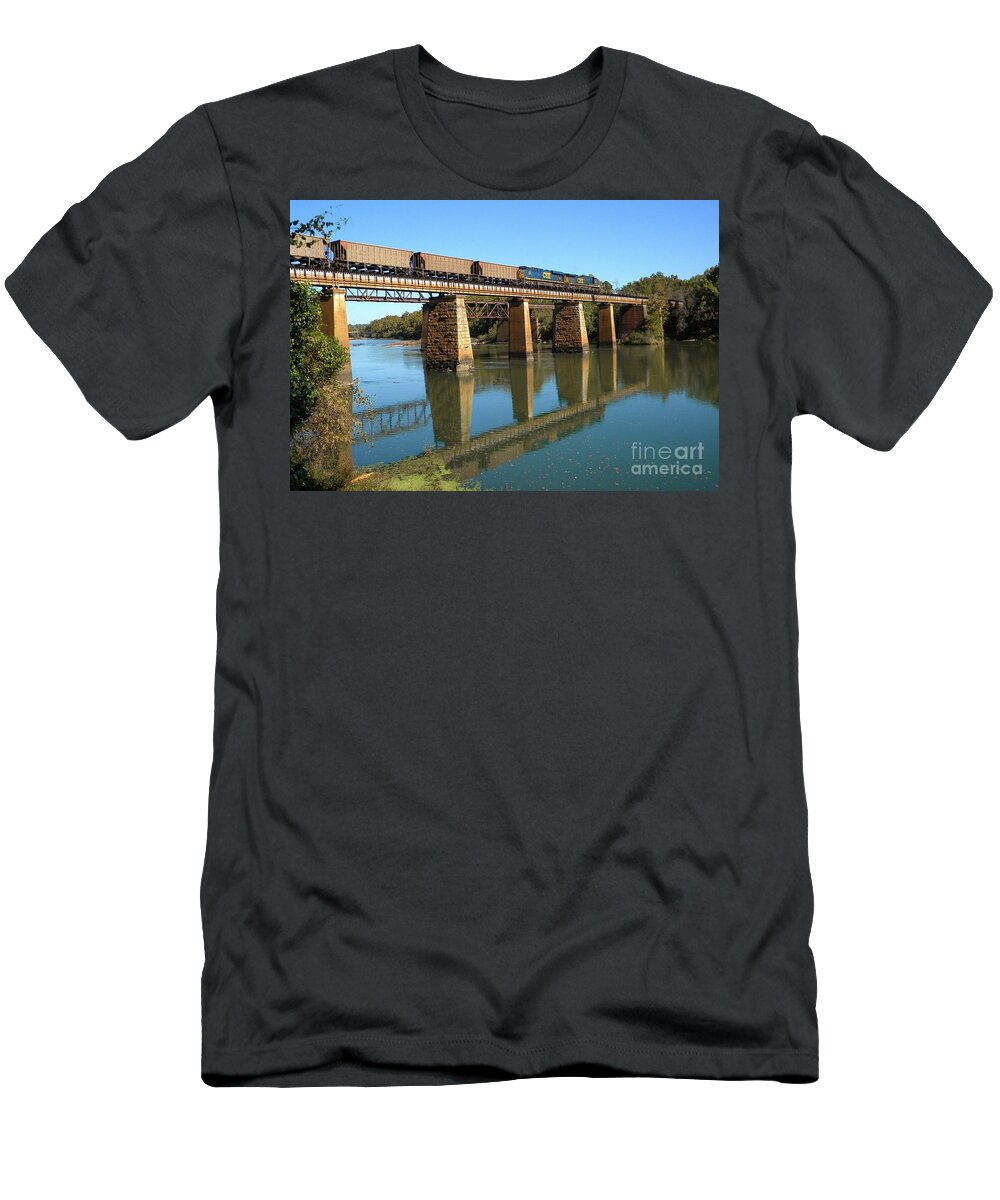 Postcard T-Shirt featuring the digital art Visit Columbia South Carolina by Matthew Seufer