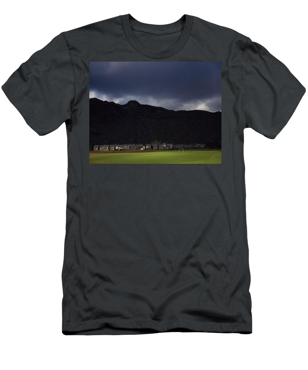 Sky T-Shirt featuring the photograph Wales by Shaun Higson