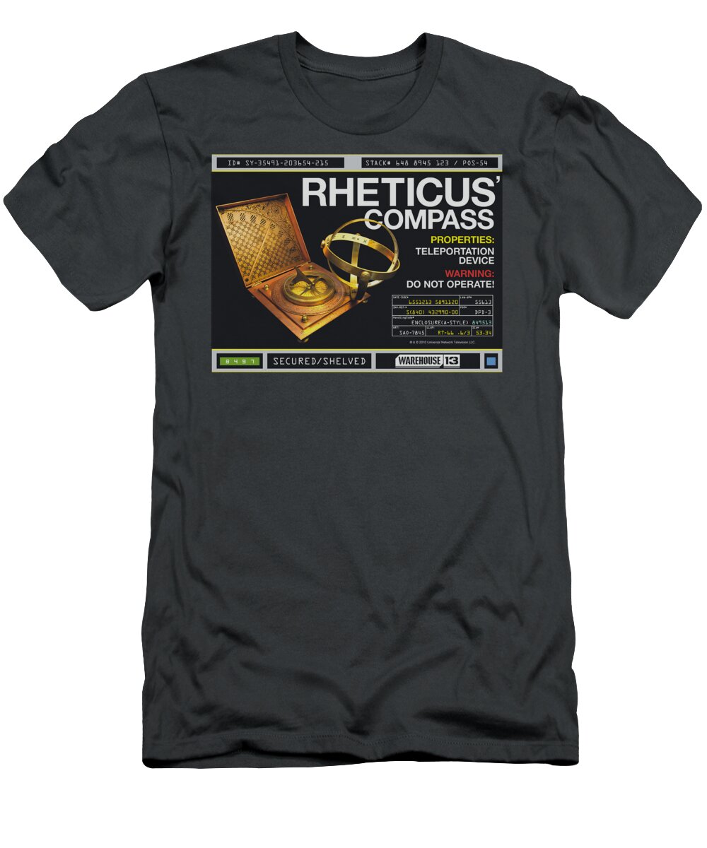 Warehouse 13 T-Shirt featuring the digital art Warehouse 13 - Rheticus Compass by Brand A