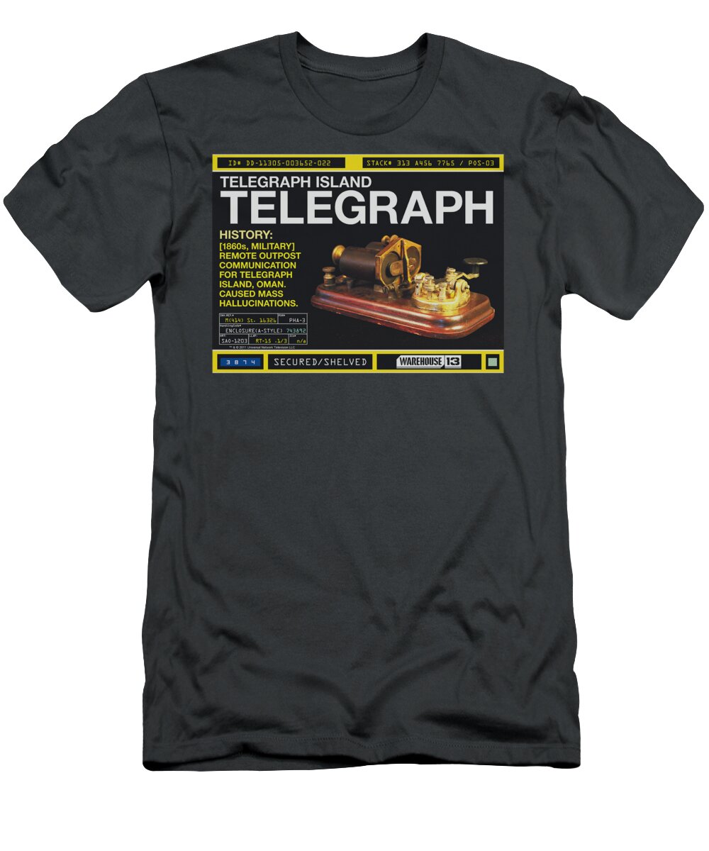 Warehouse 13 T-Shirt featuring the digital art Warehouse 13 - Telegraph Island by Brand A